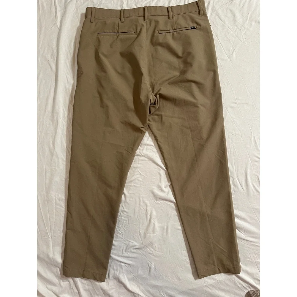 Banana Republic Men's Flat‎ Front Straight Khakis Workwear Size 36 X 30